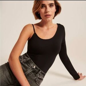 One Shoulder Soft A&F Collection Bodysuit